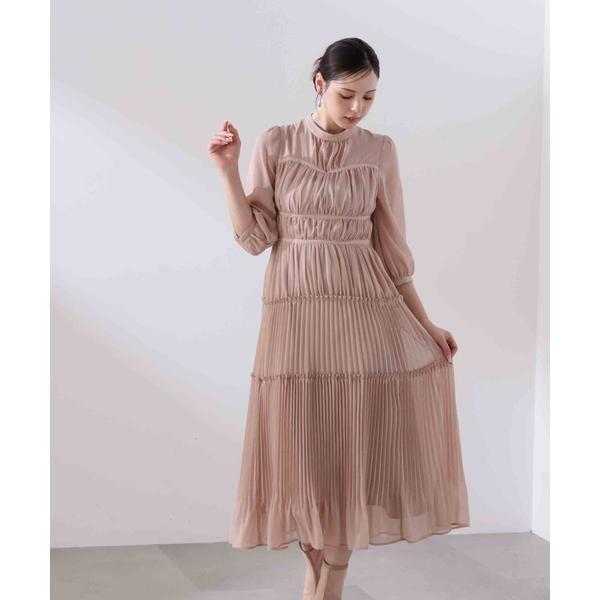 ＜L＞ピンタックロングワンピース　26SS