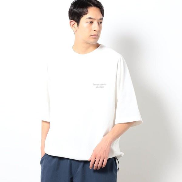 【NANGA別注】バックプリントドローコードTシャツ
