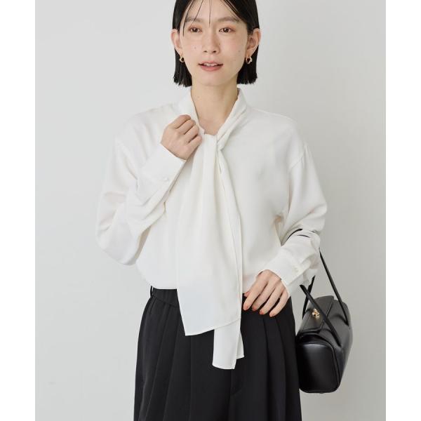 【イージーケア】ナロータイブラウス