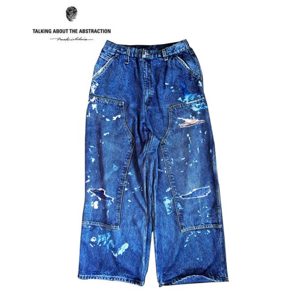 PRINT DUCK WIDE PANTS / デニム [26SS-PT-002CH]