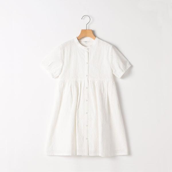 SHIPS KIDS:80〜90cm / レース エンブロイダリー ワンピース