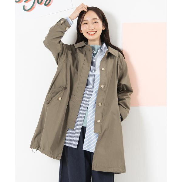 【大きいサイズ】FONTLAB マルチウェイギャバジンステンカラーコート