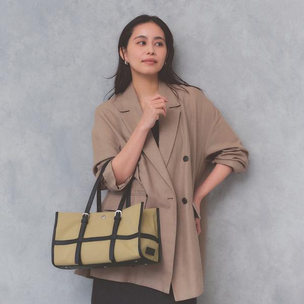 【Breath TOPKAPI】FRAME フレーム レザーベルト ワイド ミニ トートバッグ