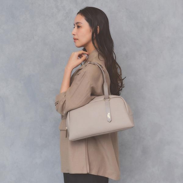 【Breath TOPKAPI】RIPPLE リプル ワイド ボストンバッグ チャーム付き