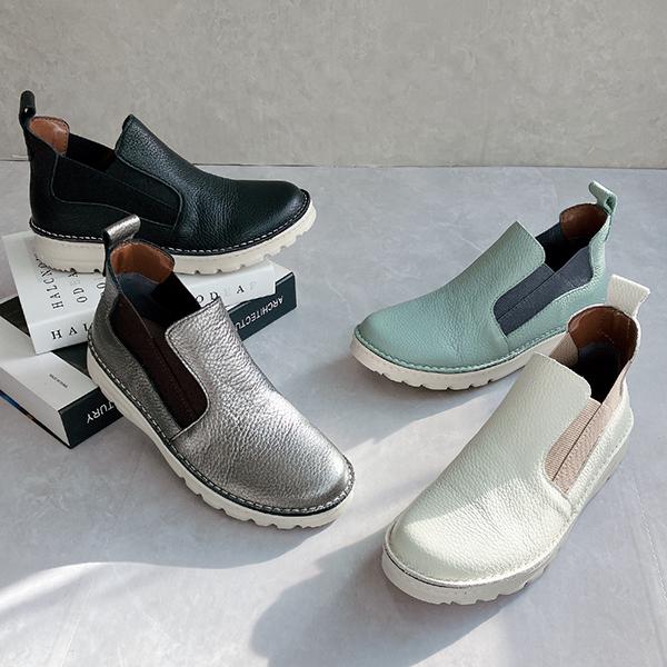 【26春夏新作】サイドゴム仕様 オールシーズン対応 コンフォートスリッポンシューズ