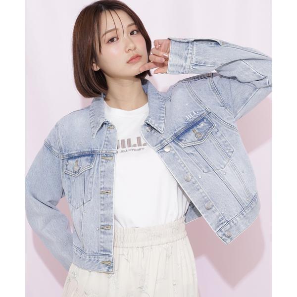 構築パネルデニムジャケット