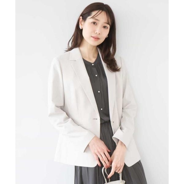 ドライタッチストレッチ テーラードジャケット/イージーケア/洗える