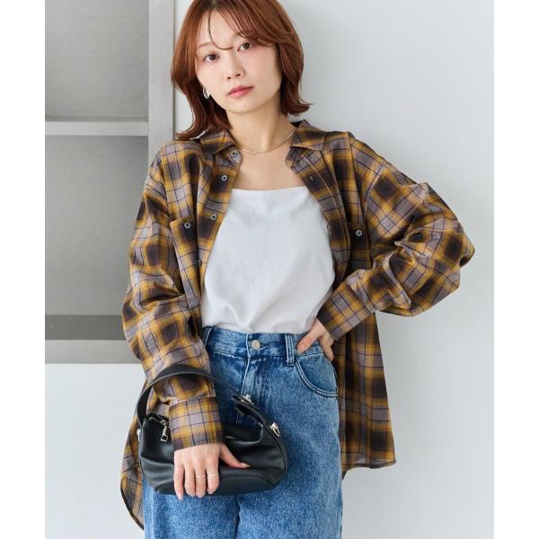 シアーチェックシャツ