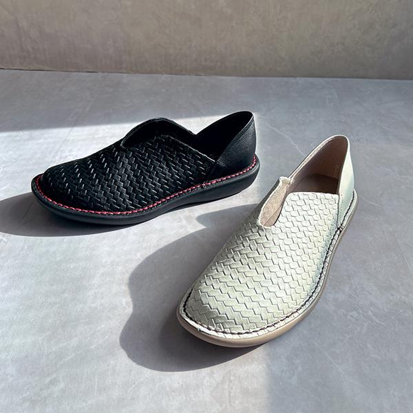 【26春夏新作】やわらか牛革 軽量コンフォートシューズ（4E）