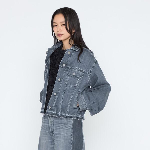 中空ストレッチデニム ジャケット