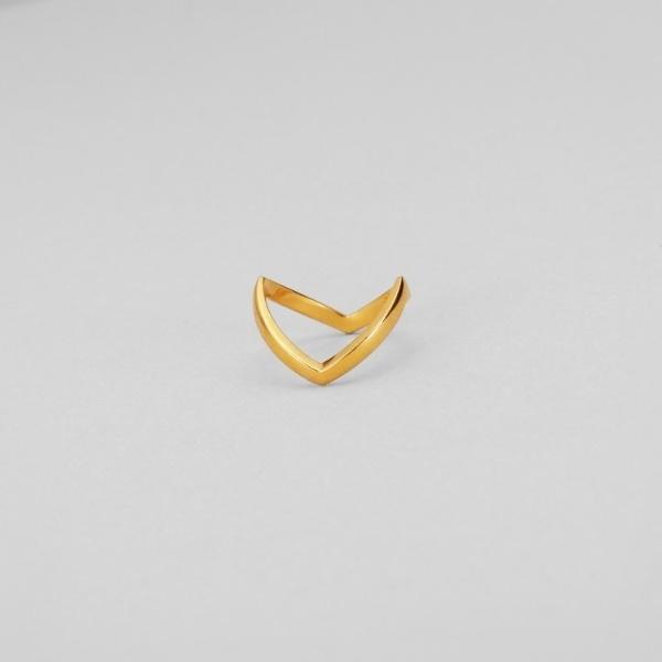 シルバー Vラインリング GP