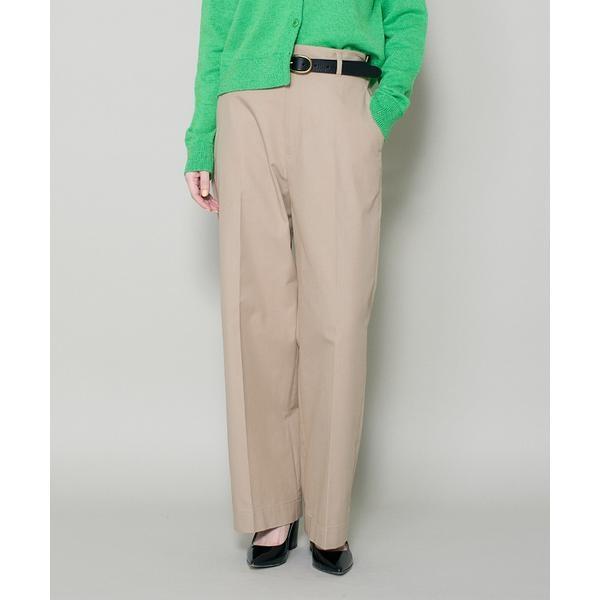 強撚チノストレートパンツ