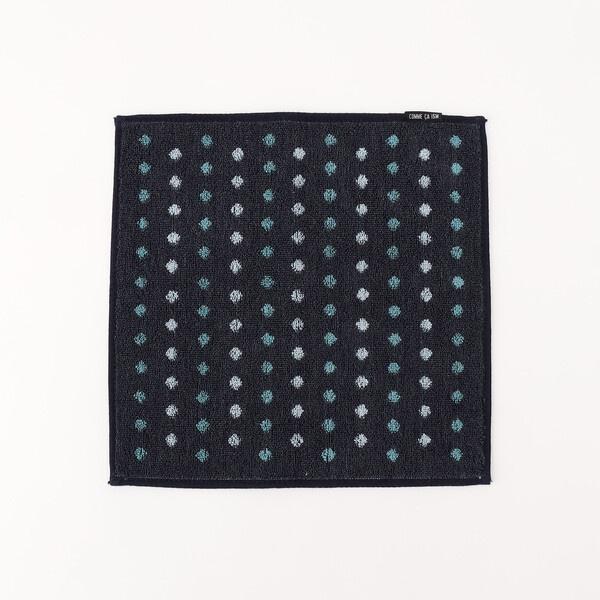 配色ドット柄 タオルハンカチ