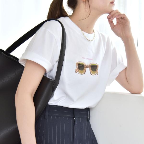 ANGE IN DISGUISE:〈手洗い可能〉コットン フォト ＆ ロゴ TEE 26SS