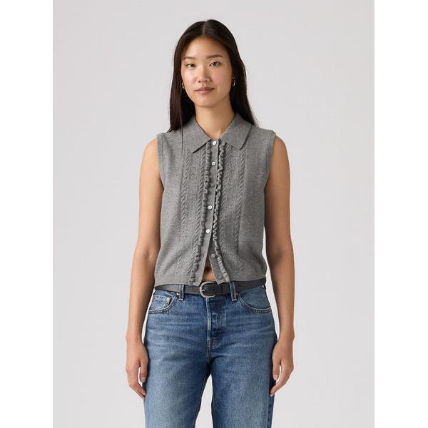 スーパーソフト ミニ ラッフル ベスト トップ