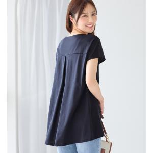 <-3kg>細見え叶う!Aラインフレアチュニッ...の詳細画像3