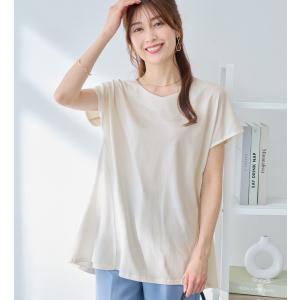 <-3kg>細見え叶う!Aラインフレアチュニッ...の詳細画像4