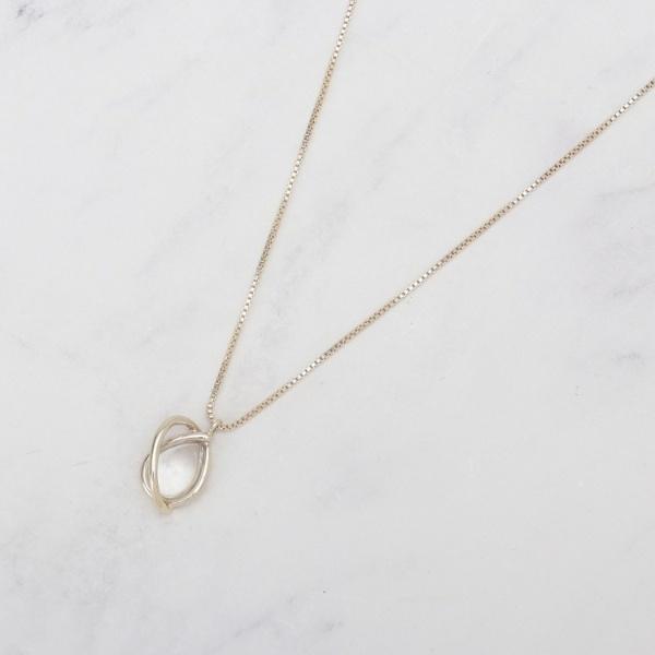 【2WAY】クリアパーツネックレス