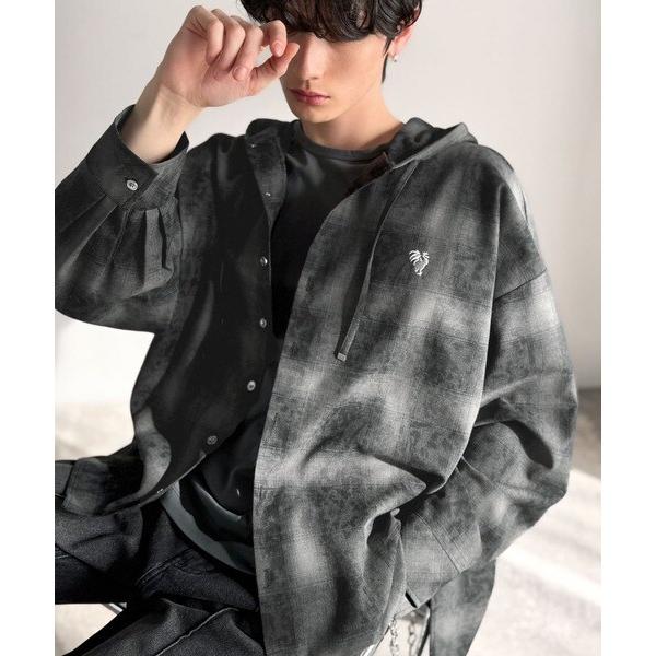 《JaVaジャバコラボ》フードが醸す洗練された遊び心。ヴィンテージ風チェック柄シャツパーカー