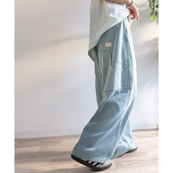 《JaVaジャバコラボ》ラフさに、センスを効かせて。綿100% カーブペインターデニムパンツ