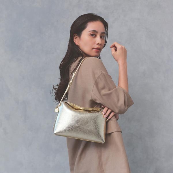 【TREASURE TOPKAPI】ソフトレザー フラップ ワンハンドル ショルダーバッグ