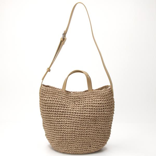 カシュカシュ cachecache / 丸底バケットクロッシュ2wayトートバッグ カゴバッグ