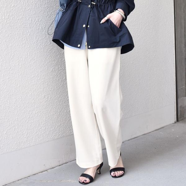 SHIPS Colors:〈手洗い可能〉カット ジョーゼット イージーパンツ（セットアップ対応可能）