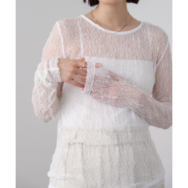 【WEB限定】ストレッチレースプルオーバー