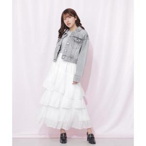 プリーツランダムティアードスカートの詳細画像5