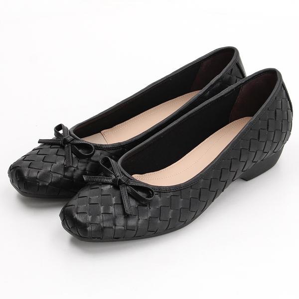 メッシュリボンパンプス