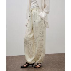 アーキテクチャープリントパンツ