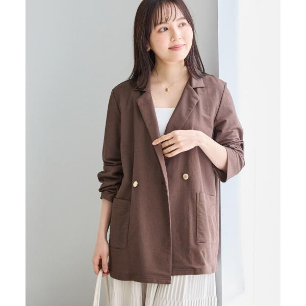【好機能シリーズ】接触冷感｜トリコットダブルテーラードジャケット