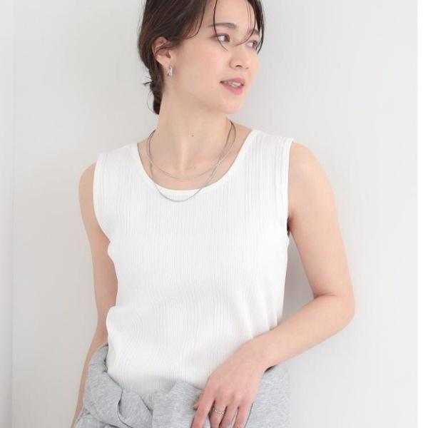 【前後2WAY洗濯機可S-LL】毎日のお供に ランダムテレコタンクトップ