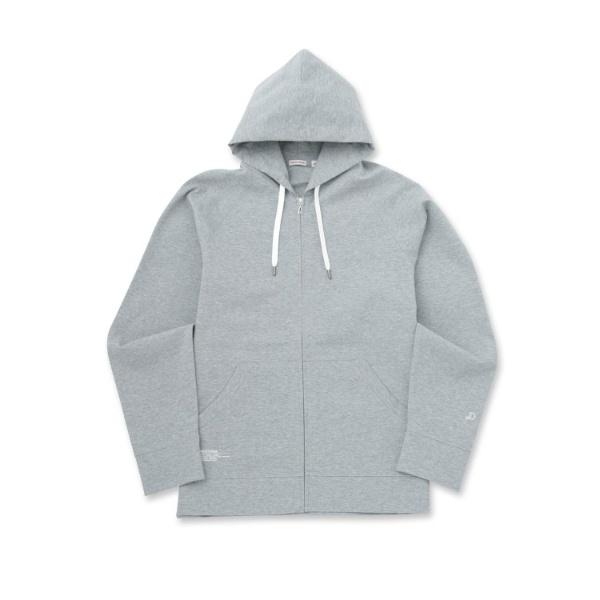 【接触冷感／セットアップ可】ドライタッチ ハイカウントジップアップパーカ