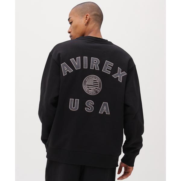 《直営店限定》VARSITY FLAG CREW NECK SWEAT