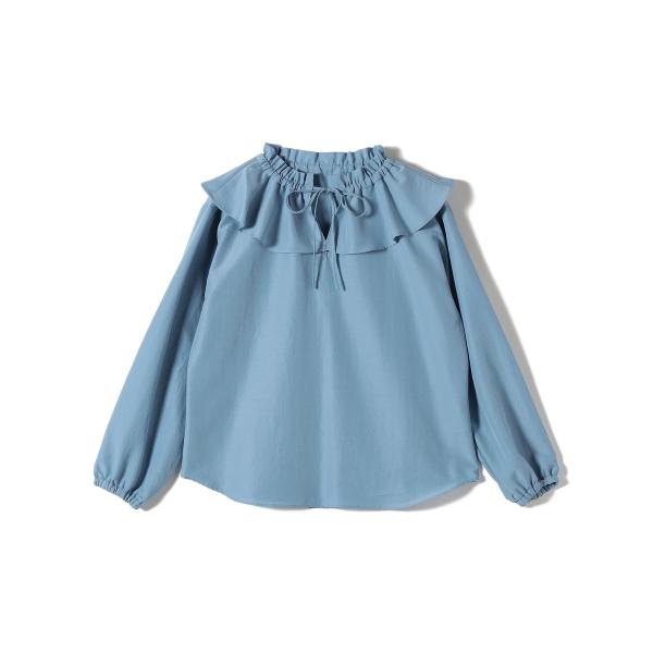 SHIPS Colors:〈洗濯機可能〉AIRTUM フリルカラー ブラウス