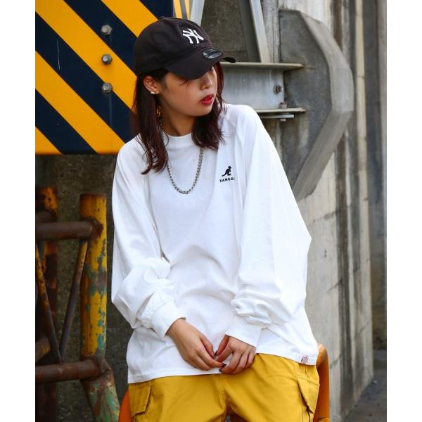 【24006-11kg】KANGOL×ZIPFIVE　ピスネーム入りピグメント2タイプロングTシャツ