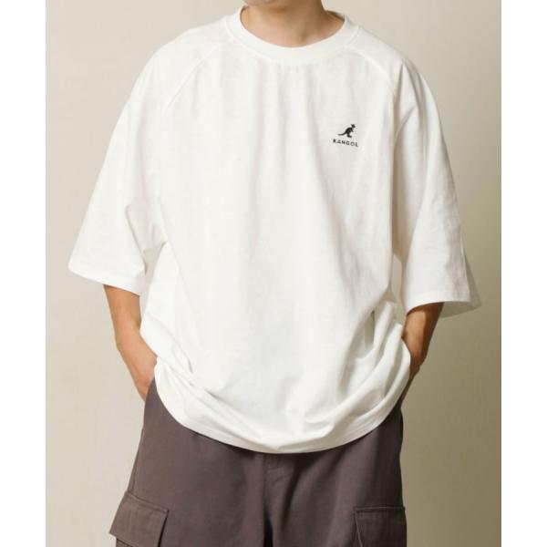 【24007-11kg】KANGOL×ZIPFIVE　ピスネーム入りピグメント２タイプ半袖Tシャツ