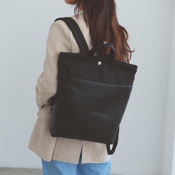 【Breath TOPKAPI】LINEA レザーコンビ リュック バックパック　A4 / 軽量