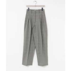 new basic　HIGH TWIST WOOL PANTS