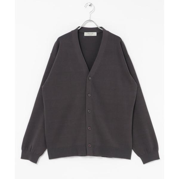 強撚コットンニットカーディガン
