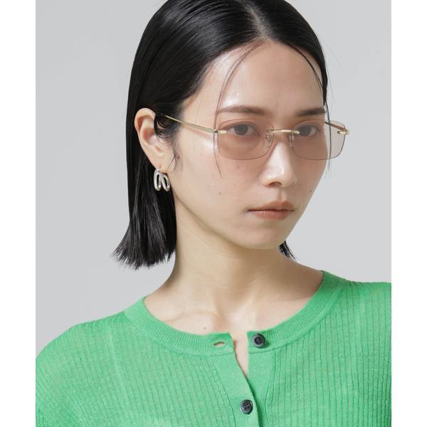 noeyedia／リムレススクエアグラス