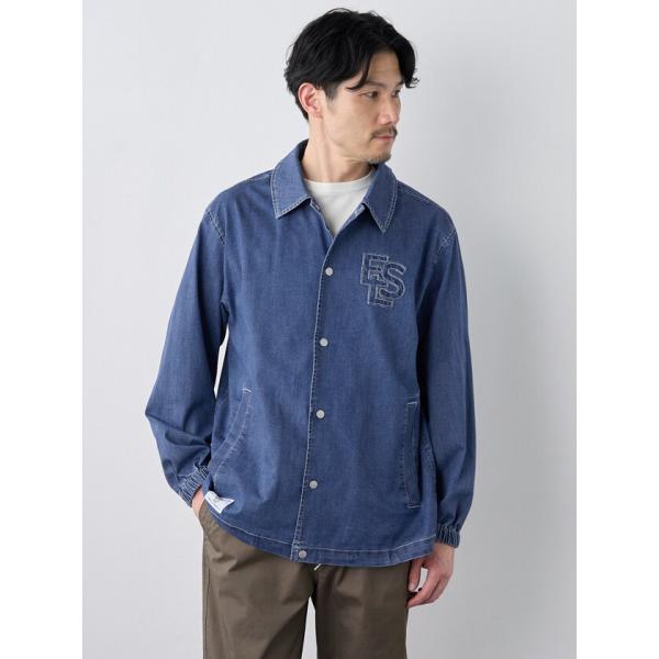 リラックスフィットデニムコーチジャケット