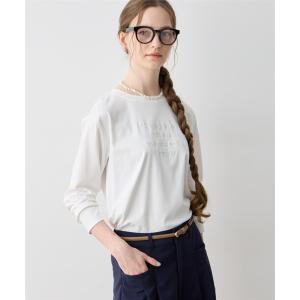 刺しゅうロングＴシャツ【接触冷感】