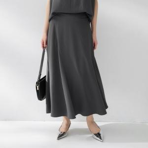 【セットアップ可接触冷感遮熱】リラクシーフレアスカート