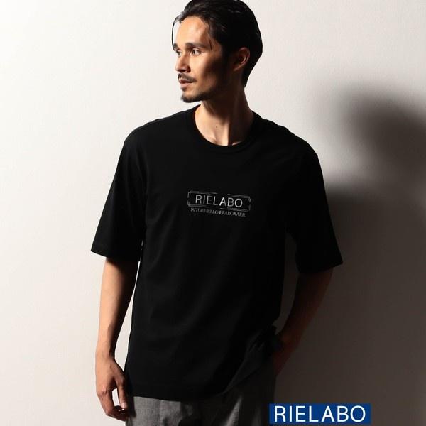 【RIELABO】ロゴデザイン クルーネックＴシャツ