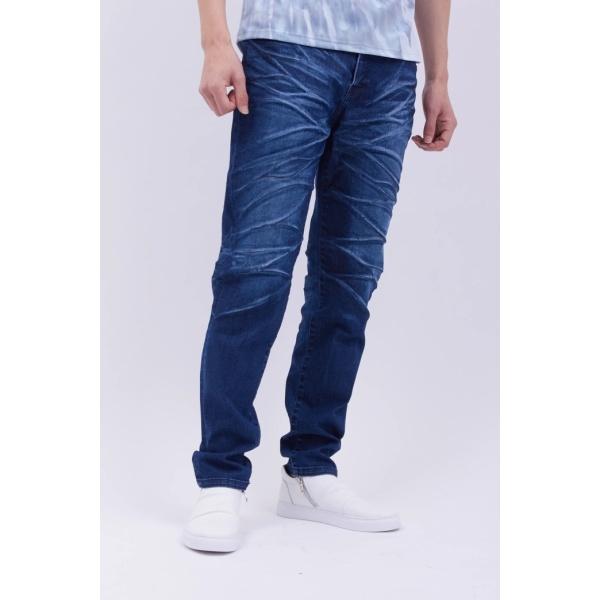 TORNADO MART∴シャープリンクルテーパードデニム