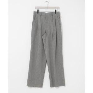 new basic　HIGH TWIST WOOL TROUSER