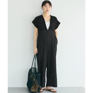 【速乾】シボシャーリングVネックオールインワン 全3色
