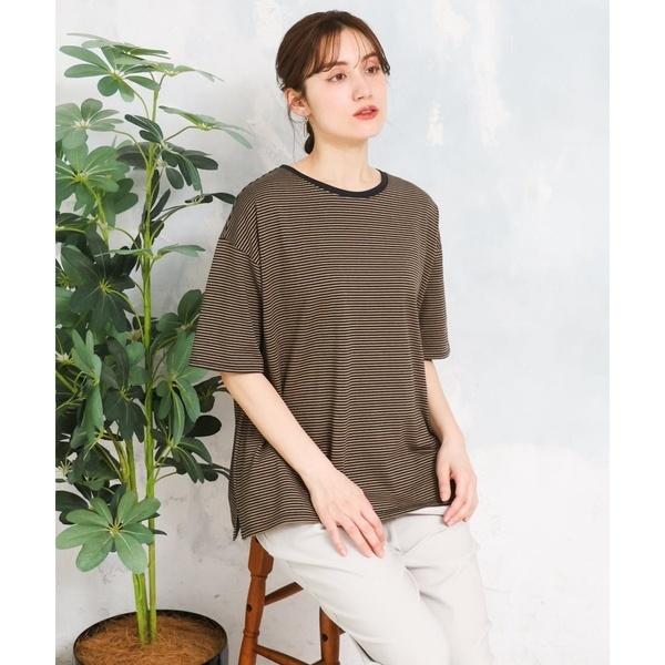 【大きいサイズ】ボーダーTシャツ